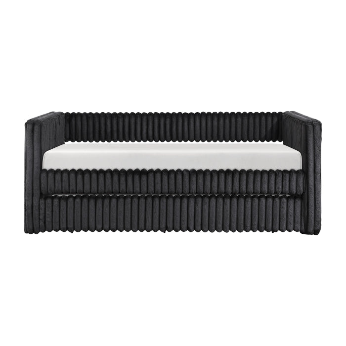 4655BLK* (2) Daybed with Trundle - 4655BLK*