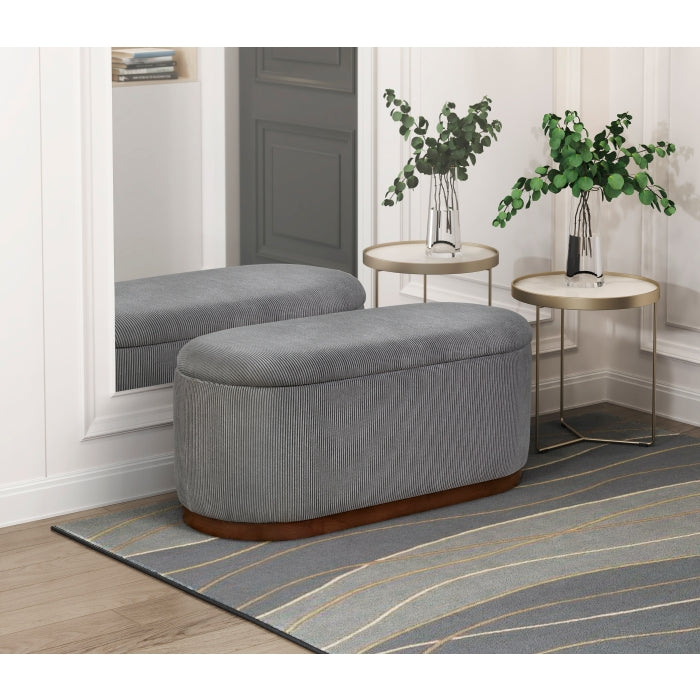 4796GY Lift Top Storage Bench - 4796GY