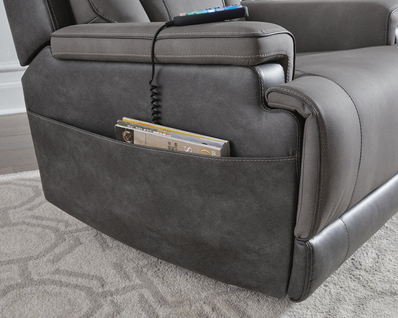 4Z-Peaceful Pause Slate Power Lift Recliner - PC1210412