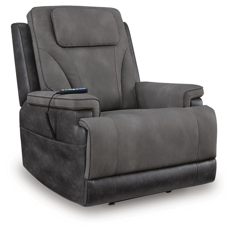 4Z-Peaceful Pause Slate Power Lift Recliner - PC1210412