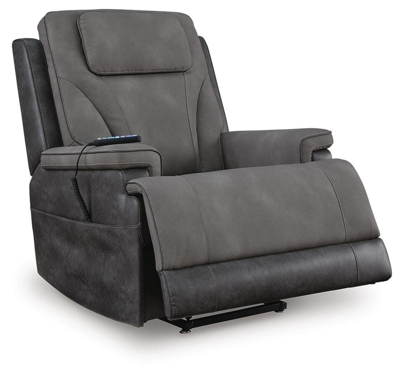 4Z-Peaceful Pause Slate Power Lift Recliner - PC1210412