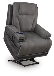 4Z-Peaceful Pause Slate Power Lift Recliner - PC1210412