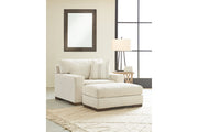 Maggie Birch Oversized Chair and Ottoman -  Ashley - Luna Furniture