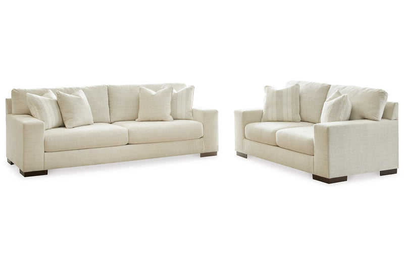 Maggie Birch Sofa and Loveseat -  Ashley - Luna Furniture