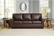 Colleton Dark Brown Sofa and Recliner -  Ashley - Luna Furniture