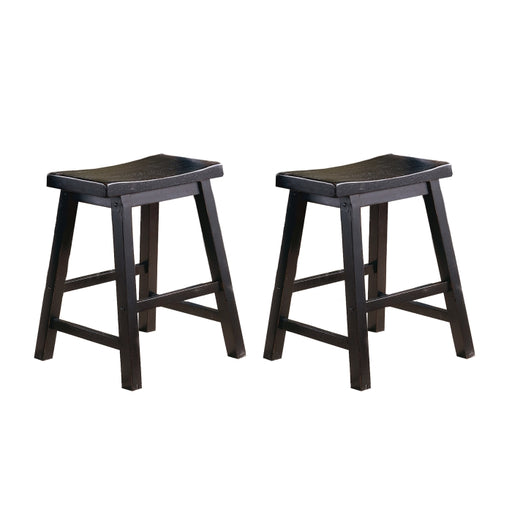 5302BK-18 18 Dining Stool, RTA, Set of 2 - 5302BK-18
