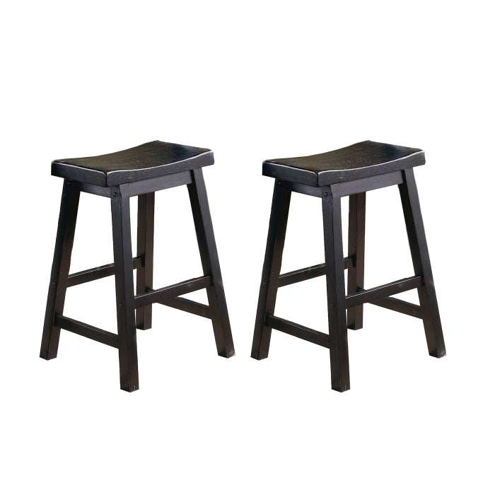 5302BK-24 24 Counter Height Stool, RTA, Set of 2 - 5302BK-24