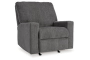 Rannis Pewter Full Sofa Sleeper and Recliner -  Ashley - Luna Furniture