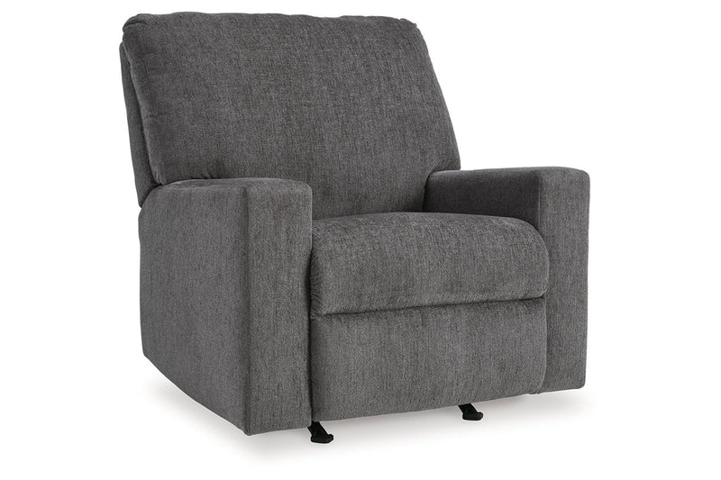 Rannis Pewter Full Sofa Sleeper and Recliner -  Ashley - Luna Furniture