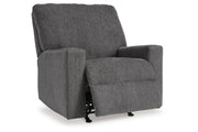 Rannis Pewter Full Sofa Sleeper and Recliner -  Ashley - Luna Furniture
