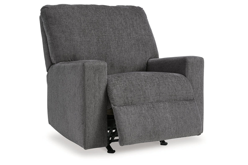 Rannis Pewter Full Sofa Sleeper and Recliner -  Ashley - Luna Furniture