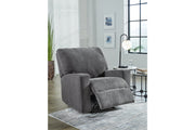 Rannis Pewter Full Sofa Sleeper and Recliner -  Ashley - Luna Furniture