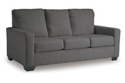 Rannis Pewter Full Sofa Sleeper and Recliner -  Ashley - Luna Furniture