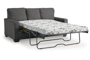 Rannis Pewter Full Sofa Sleeper and Recliner -  Ashley - Luna Furniture