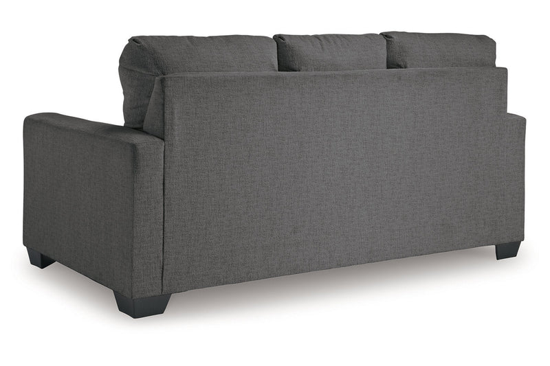 Rannis Pewter Full Sofa Sleeper and Recliner -  Ashley - Luna Furniture