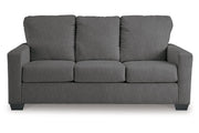 Rannis Pewter Full Sofa Sleeper and Recliner -  Ashley - Luna Furniture