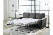 Rannis Pewter Full Sofa Sleeper and Recliner -  Ashley - Luna Furniture