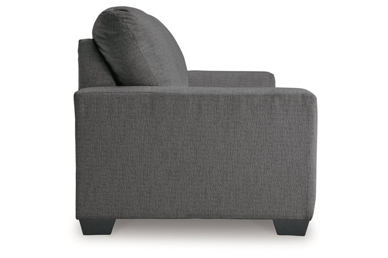 Rannis Pewter Full Sofa Sleeper and Recliner -  Ashley - Luna Furniture
