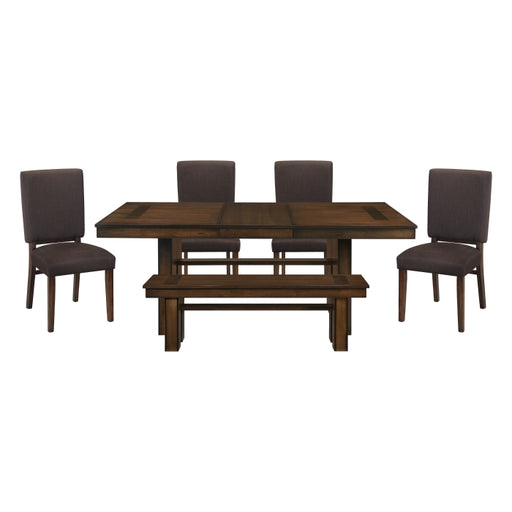 5415RF-78*6 6pc set (TABLE + 4 SIDE CHAIRS + 1 BENCH) - 5415RF-78*6