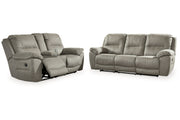 Next-Gen Gaucho Putty Reclining Sofa and Loveseat -  Ashley - Luna Furniture