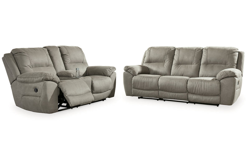 Next-Gen Gaucho Putty Reclining Sofa and Loveseat -  Ashley - Luna Furniture