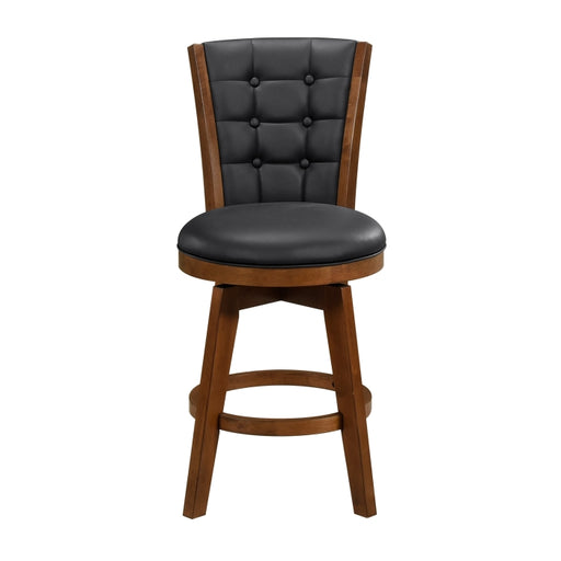 5505-24BKS Swivel Counter Height Chair, Set of 2 - 5505-24BKS