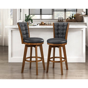 5505-29BKS Swivel Pub Height Chair, Set of 2 - 5505-29BKS