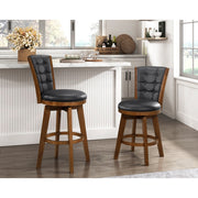 5505-29BKS Swivel Pub Height Chair, Set of 2 - 5505-29BKS