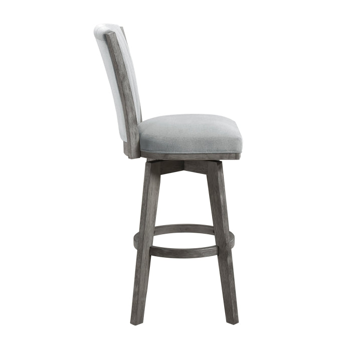 5507-29GYS Swivel Pub Height Chair, Set of 2 - 5507-29GYS