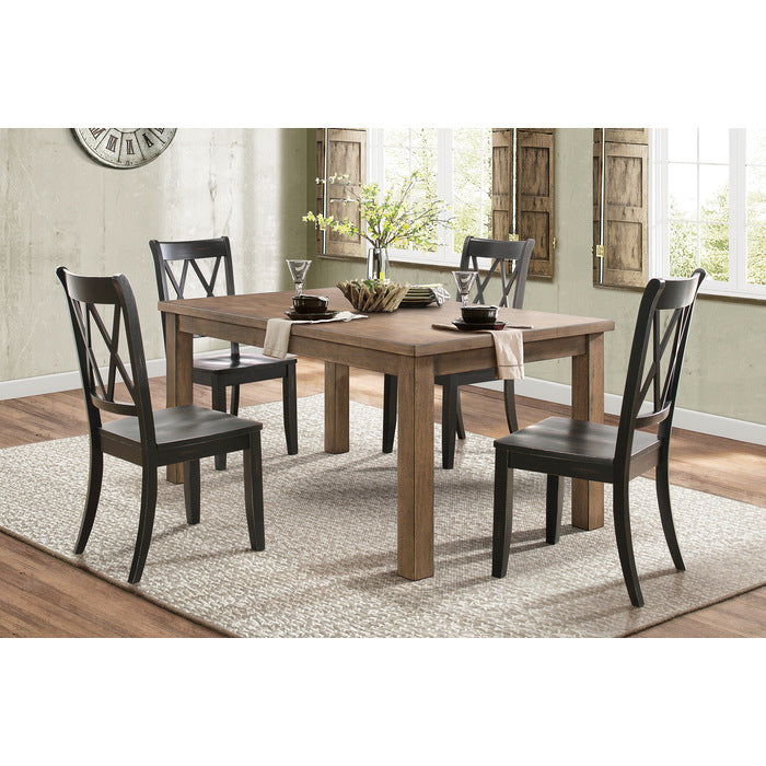 5516BKS Side Chair, Black, Set of 2 - 5516BKS