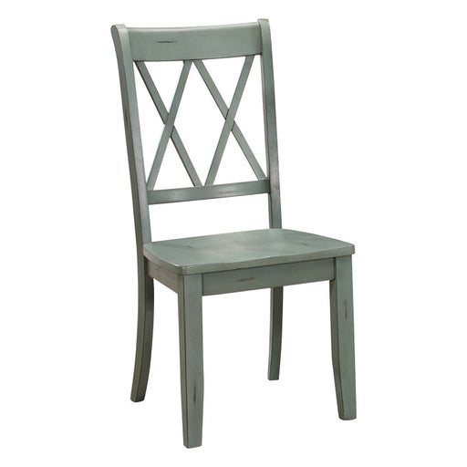 5516TLS Side Chair, Teal, Set of 2 - 5516TLS