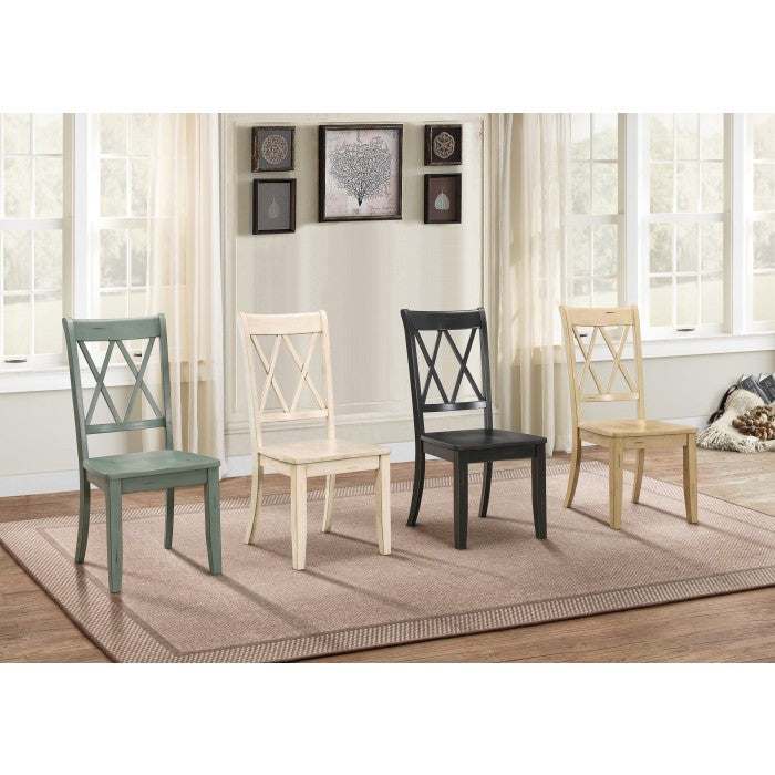 5516WTS Side Chair, White, Set of 2 - 5516WTS