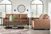 Bolsena Caramel Sofa and Loveseat -  Ashley - Luna Furniture
