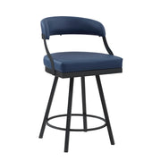 5565-24BU Swivel Counter Height Chair, Set of 2 - 5565-24BU