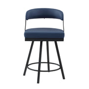 5565-24BU Swivel Counter Height Chair, Set of 2 - 5565-24BU