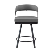 5565-24GY Swivel Counter Height Chair, Set of 2 - 5565-24GY