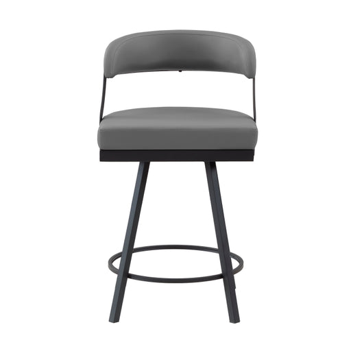 5565-24GY Swivel Counter Height Chair, Set of 2 - 5565-24GY