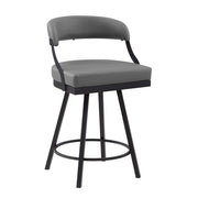 5565-24GY Swivel Counter Height Chair, Set of 2 - 5565-24GY