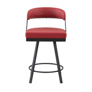 5565-24RD Swivel Counter Height Chair, Set of 2 - 5565-24RD