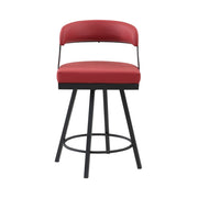 5565-24RD Swivel Counter Height Chair, Set of 2 - 5565-24RD