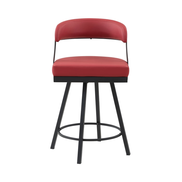 5565-24RD Swivel Counter Height Chair, Set of 2 - 5565-24RD
