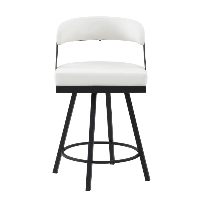 5565-24WT Swivel Counter Height Chair, Set of 2 - 5565-24WT
