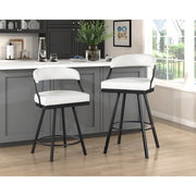 5565-24WT Swivel Counter Height Chair, Set of 2 - 5565-24WT
