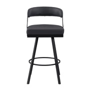5565-29BK Swivel Pub Height Chair, Set of 2 - 5565-29BK