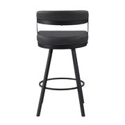 5565-29BK Swivel Pub Height Chair, Set of 2 - 5565-29BK