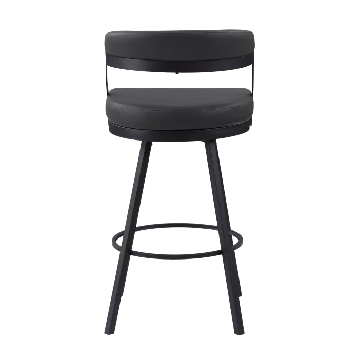 5565-29BK Swivel Pub Height Chair, Set of 2 - 5565-29BK