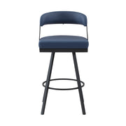 5565-29BU Swivel Pub Height Chair, Set of 2 - 5565-29BU