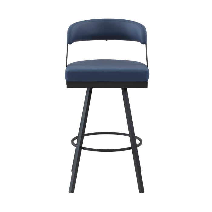 5565-29BU Swivel Pub Height Chair, Set of 2 - 5565-29BU