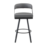 5565-29GY Swivel Pub Height Chair, Set of 2 - 5565-29GY