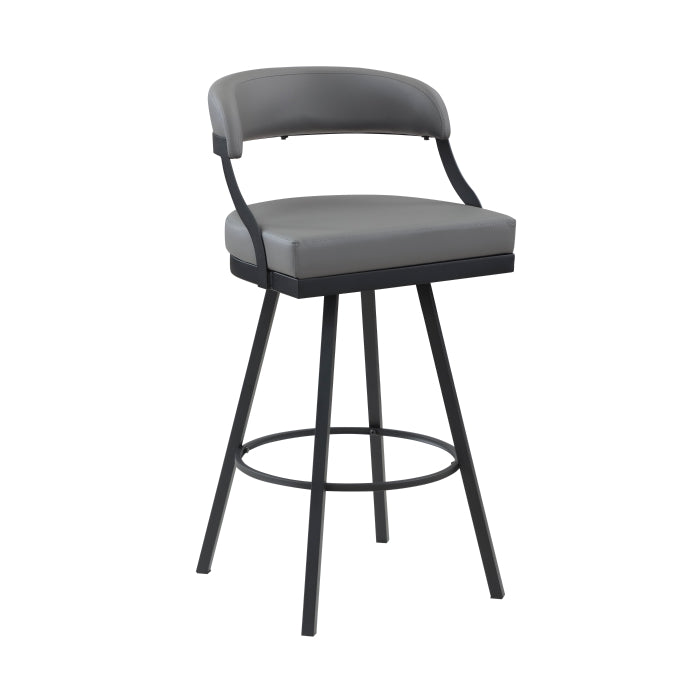 5565-29GY Swivel Pub Height Chair, Set of 2 - 5565-29GY